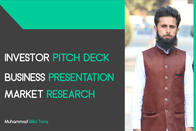 I will make an awesome powerpoint and investor pitch deck presentation