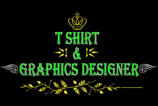 I will make custom t shirt design t shirt graphics designer