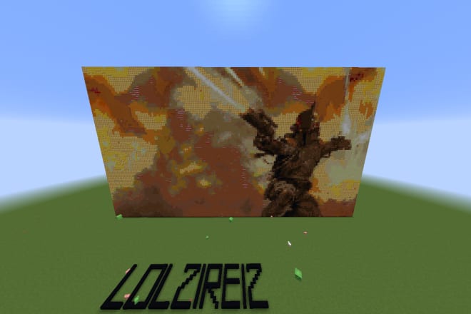 I will make minecraft pixel art in amazing quality for cheap