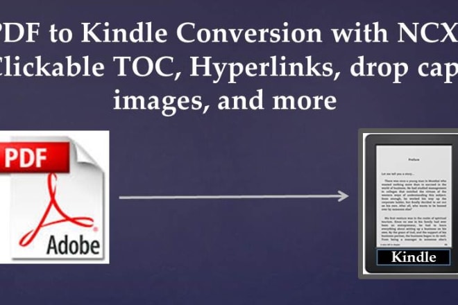 I will manually convert PDF to kindle with clickable toc etc