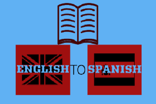 I will manually translate your book from english to spanish and vice versa