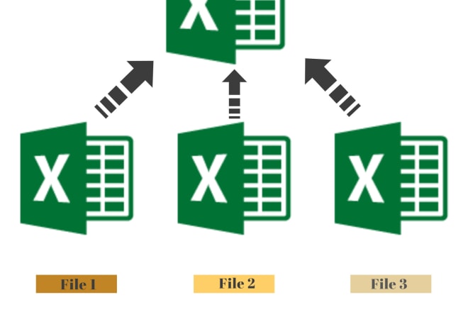 I will merge multiple excel, csv, xls files in single file, csv file conversion