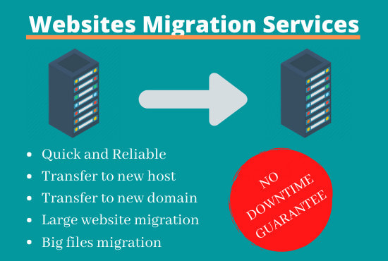 I will migrate wordpress website or large files from one server to another