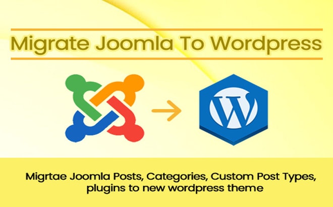I will migrate your joomla site to wordpress