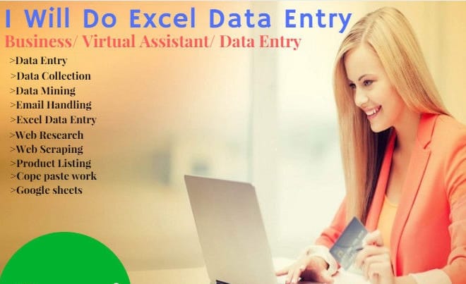 I will perform excel data entry,cleanup and formatting