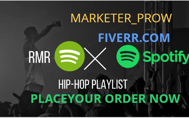I will podcast your spotify and hip hop music to active listeners in usa