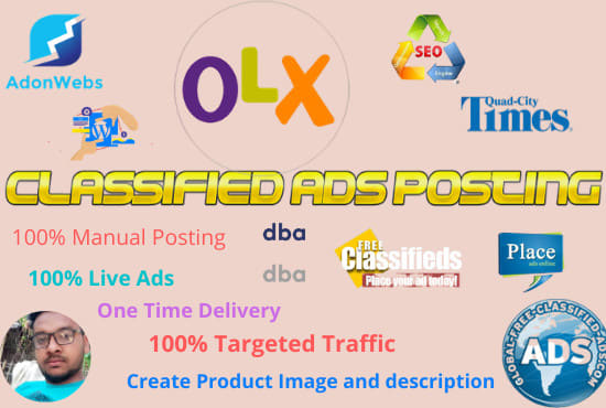 I will post classified ads manually in top USA, UK, aus sites