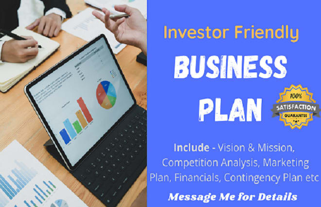 I will prepare a business plan for your startup or business idea
