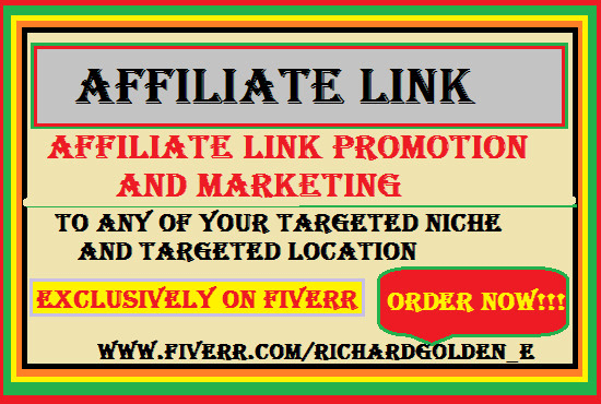 I will promote affiliate link,clickbank,teespring store,ebook,digistore,shopify,app