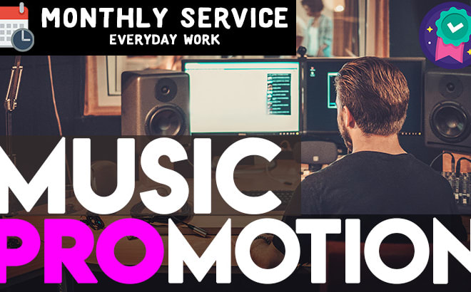 I will promote your music organically on youtube spotify apple music soundcloud google