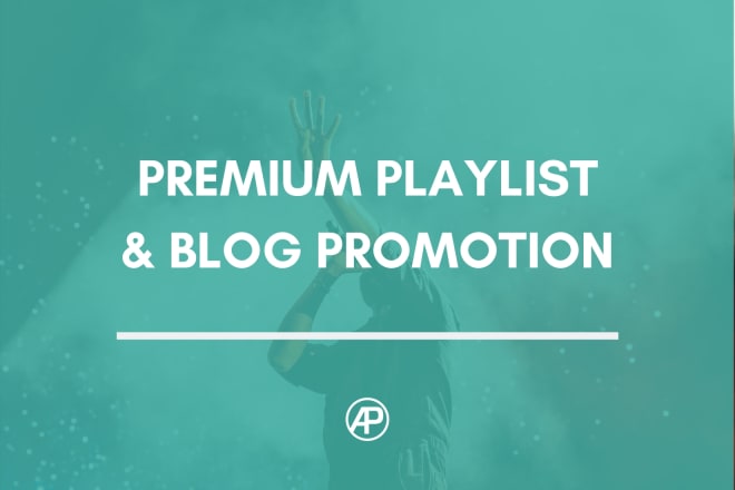 I will promote your music to spotify playlists and blogs