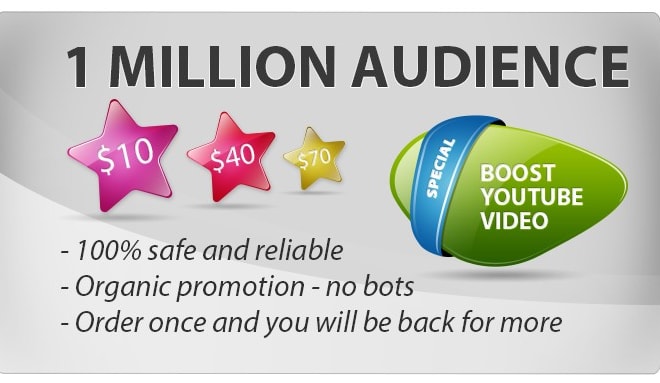 I will promote your video to an audience of 1 million people