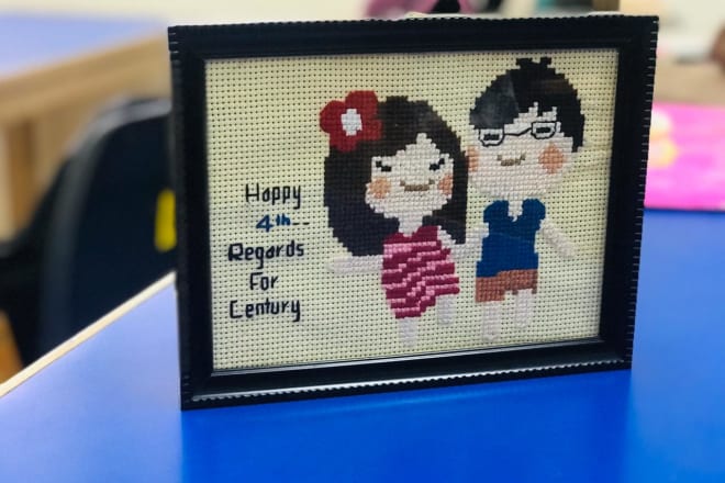 I will provide an excellent customised cross stitch artwork