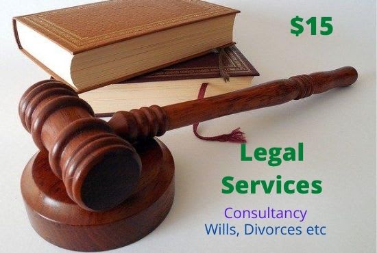 I will provide legal services and assist you in all legal matters