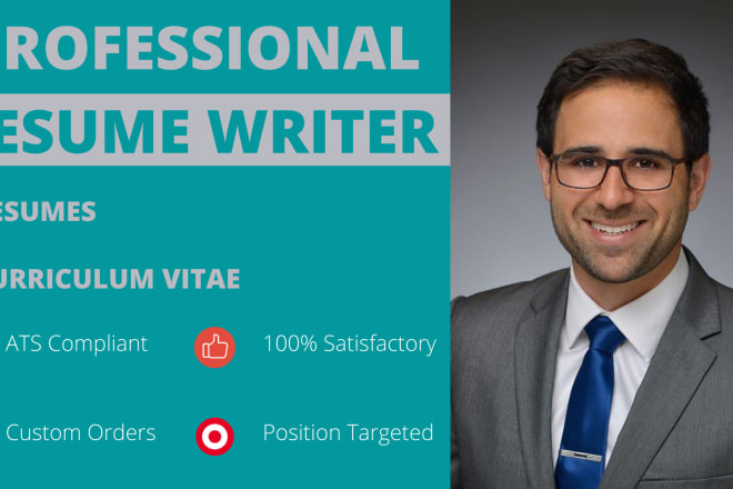 I will provide professional and executive resume writing services