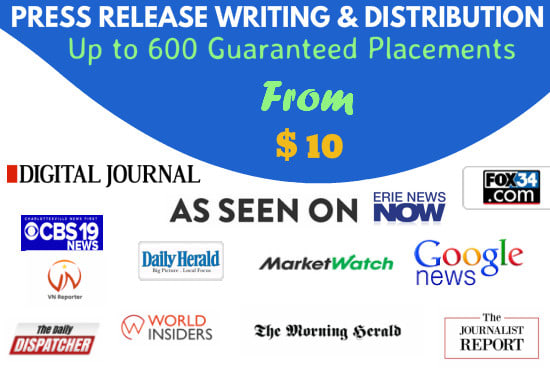 I will provide your press release guaranteed placement in 500 sites