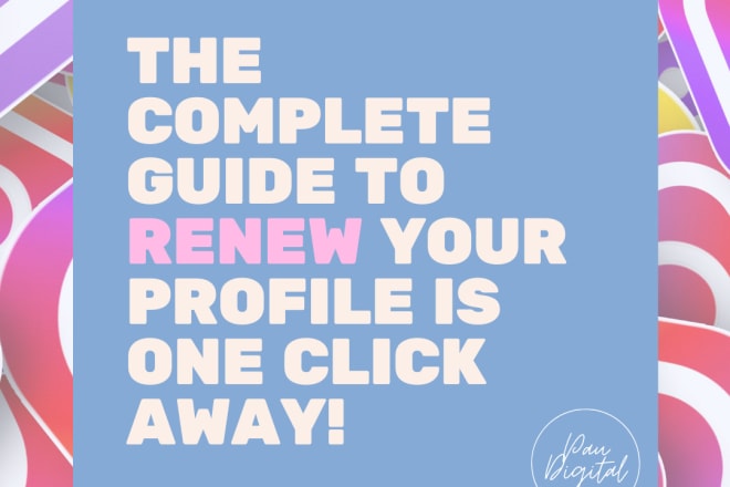 I will renew your instagram page