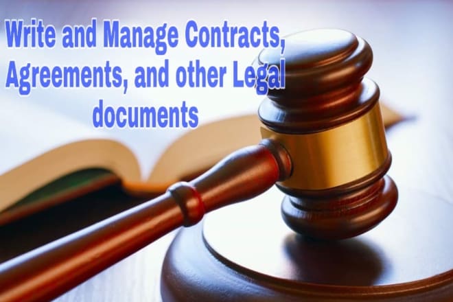 I will review legal documents contracts and legal consultation