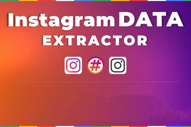 I will scrape extract instagram user data and emails lead,phones