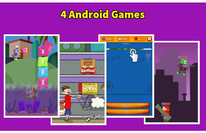 I will sell android games with admob
