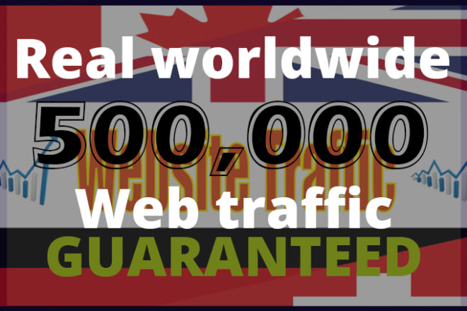 I will send real 500,000 worldwide traffic to your website
