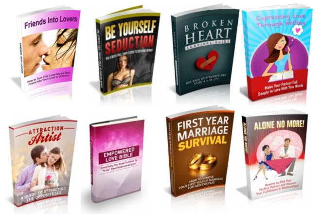 I will send you 100 dating and relationship ebooks you can resell