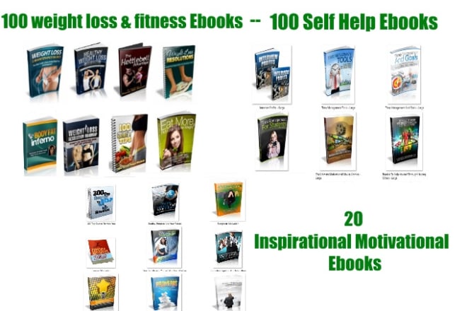 I will send you 220 PDF ebooks for develop yourbody and mind with master resell rights