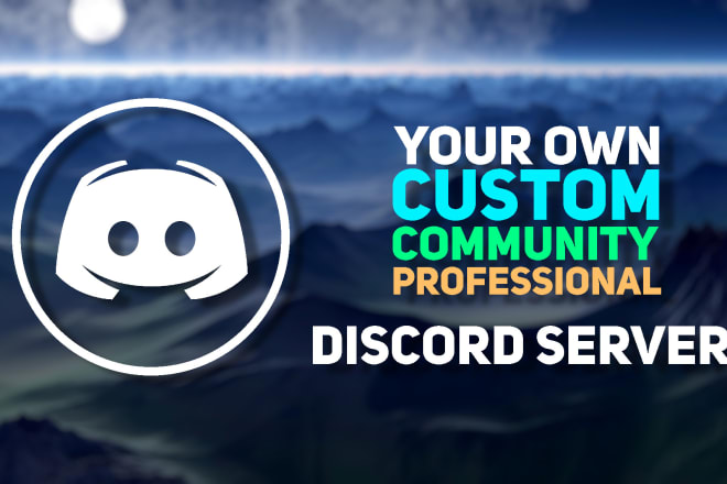 I will setup a custom discord server tailored to your needs in 24h