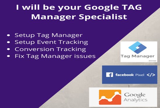 I will setup and track events via google tag manager