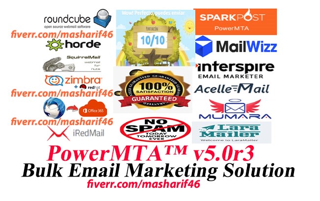 I will setup email marketing software with powermta mailwizz interspire mumara acelle