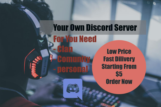 I will setup your own epic discord server within 24 hours