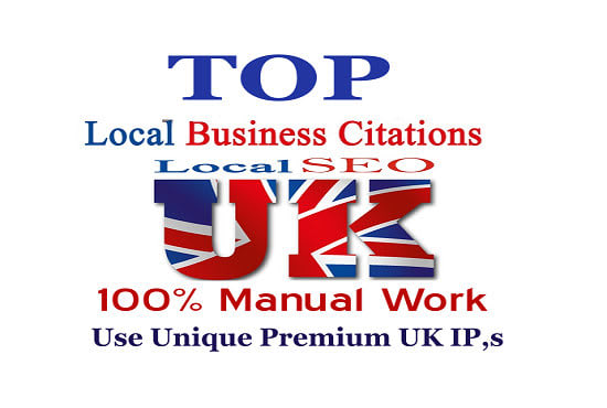 I will submit your business to top 400 uk local directories manually
