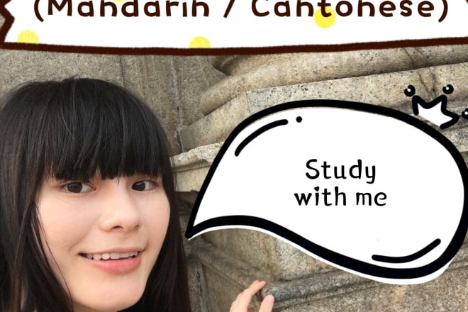 I will teach chinese lessons online in cantonese and mandarin