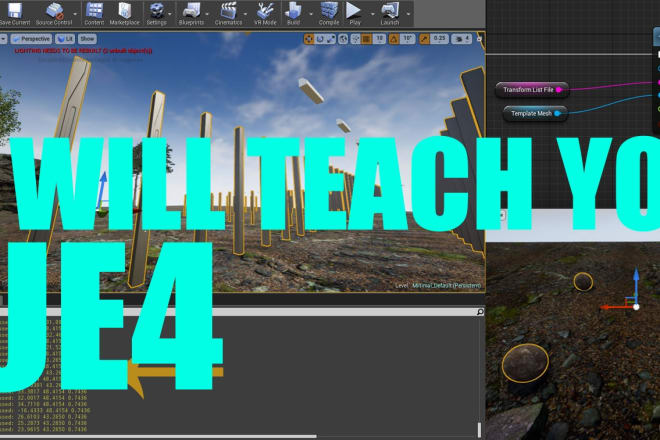 I will teach you unreal engine 4