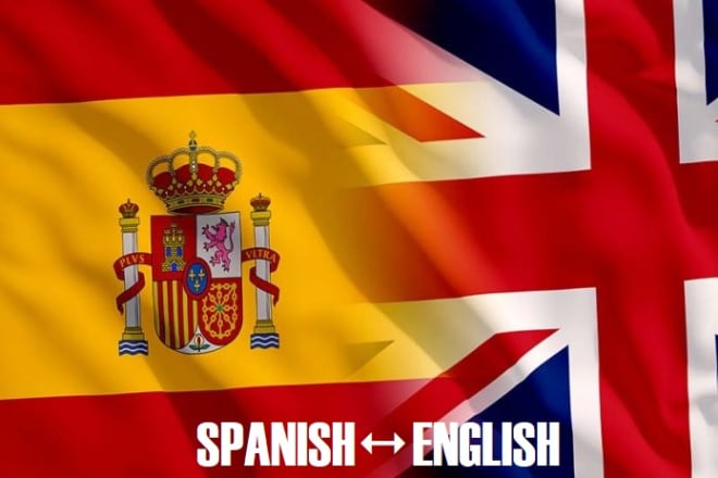 I will translate a spanish text to english and viceversa