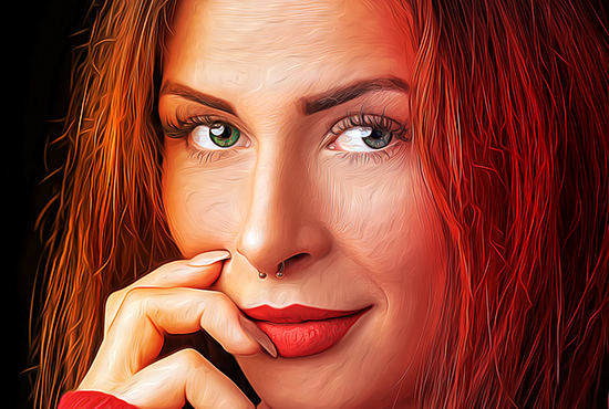 I will turn your portrait to digital oil painting