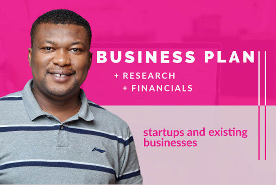 I will write a presentable and winning startup business plan, financial plan