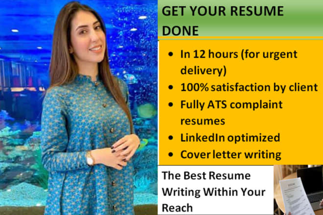 I will write a professional executive resume writing service