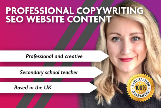 I will write professional copywriting for SEO website content