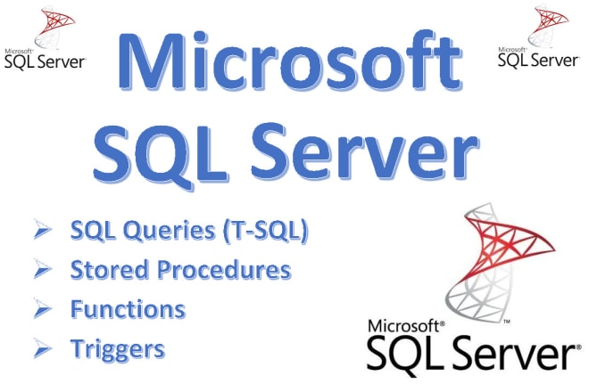 I will write sql server queries, stored procedures, functions