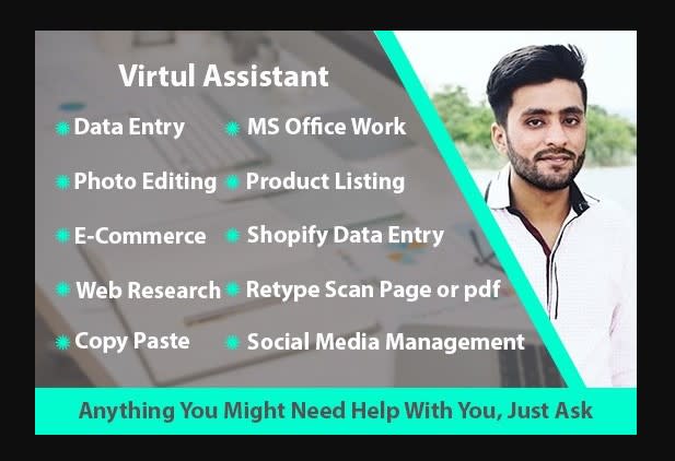 I will your perfect virtual assistant for web research and data entry