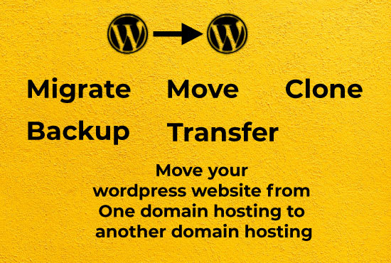 I will backup, clone, migrate, transfer wordpress website