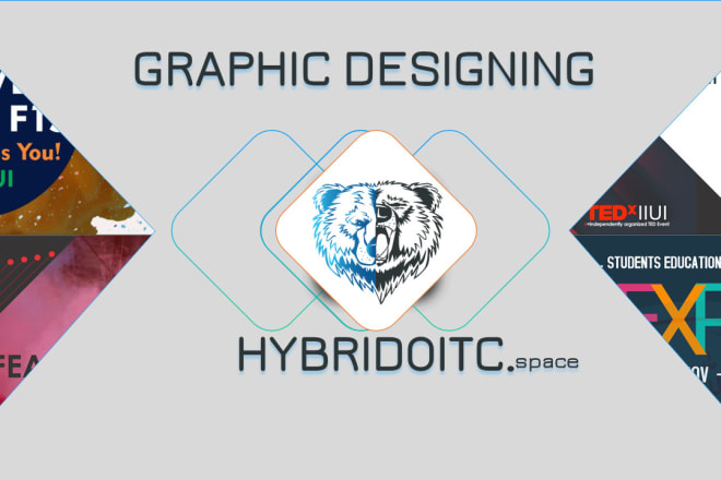 I will be your next level graphic designer hybridoitc