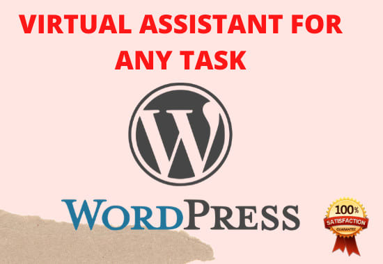 I will be your virtual assistant VA for any wordpress task