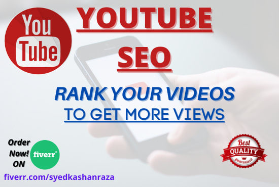 I will be your youtube seo specialist for top ranking in search