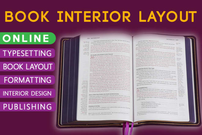 I will book formatting design layout and publish convert to ebook