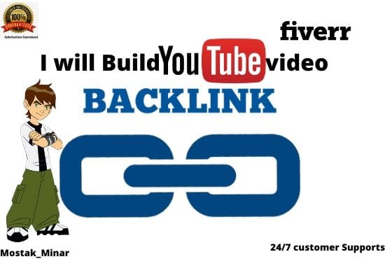 I will build 50 organic and high quality youtube video back links