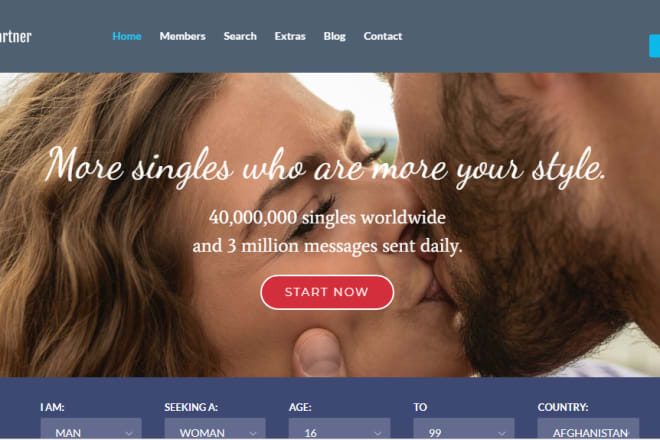 I will build a dating website