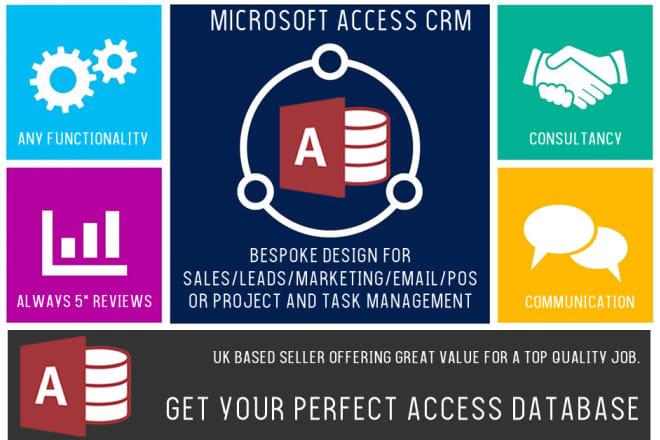 I will build an access database to be your CRM
