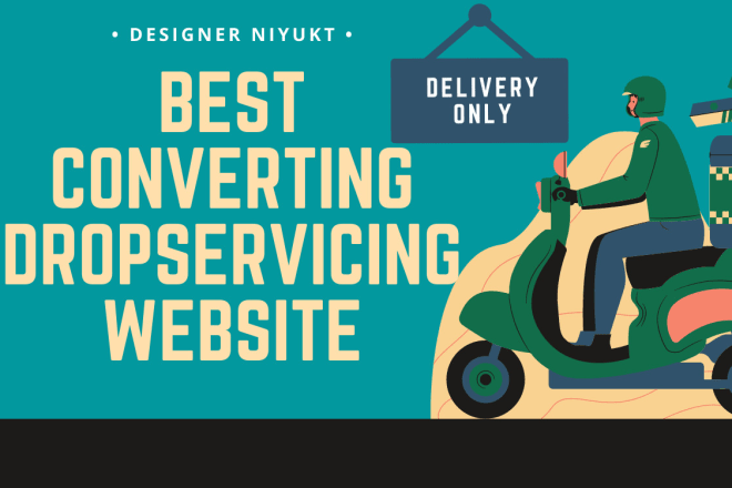 I will build an amazing dropservicing website from scratch
